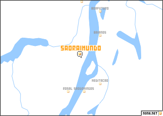 map of São Raimundo