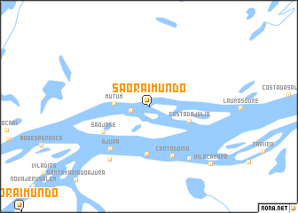 map of São Raimundo