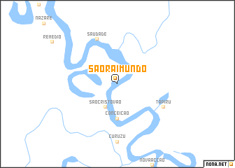 map of São Raimundo