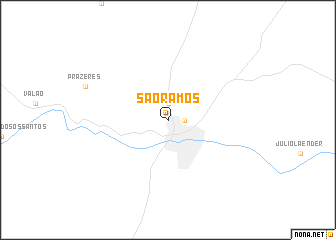 map of São Ramos