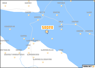 map of Saora