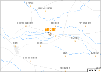 map of Sāora