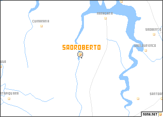 map of São Roberto