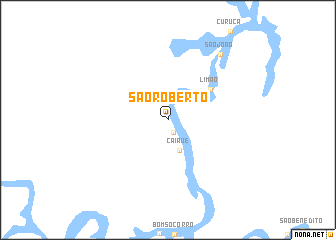 map of São Roberto