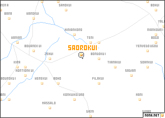 map of Saorokui