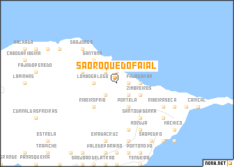 map of São Roque do Faial