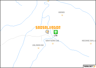 map of São Salvador
