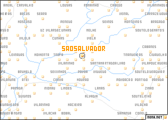 map of São Salvador