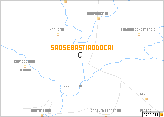 map of São Sebastião do Caí