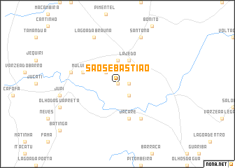 map of São Sebastião