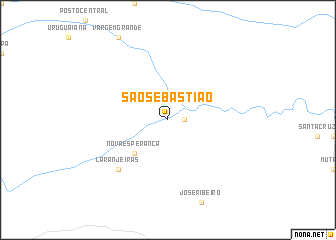 map of São Sebastião