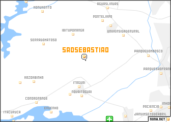 map of São Sebastião