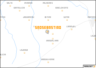 map of São Sebastião