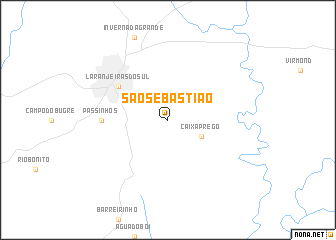 map of São Sebastião