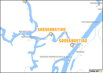 map of São Sebastião