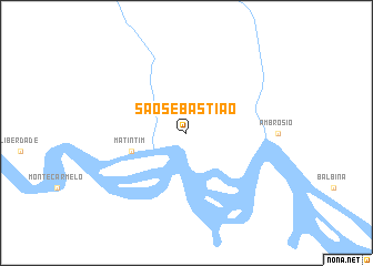 map of São Sebastião