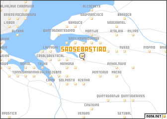 map of São Sebastião