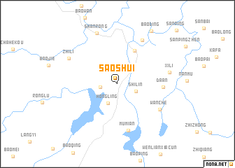 map of Saoshui