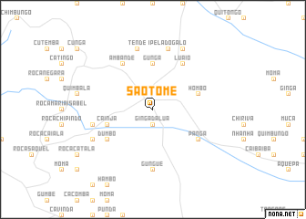 map of São Tomé