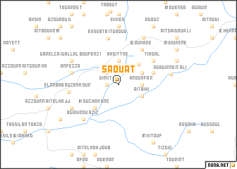 map of Saouat