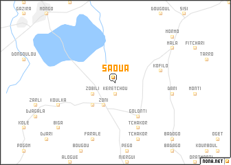 map of Saoua