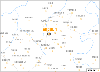 map of Saoula