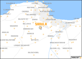 map of Saoula