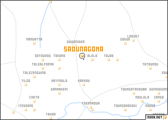 map of Saouna Goma