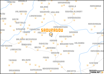 map of Saouradou