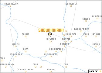 map of Saourin Kaïhi