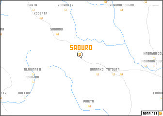 map of Saouro