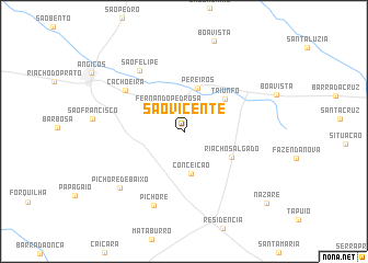 map of São Vicente