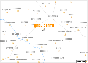 map of São Vicente