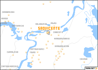 map of São Vicente