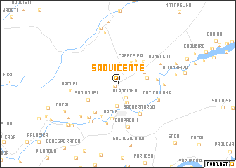 map of São Vicente