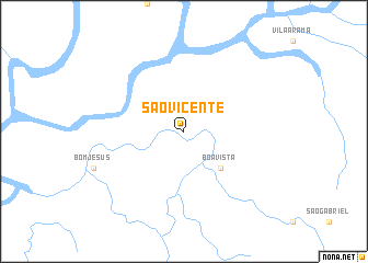 map of São Vicente