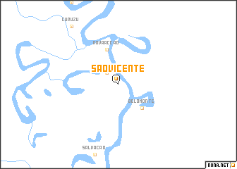 map of São Vicente