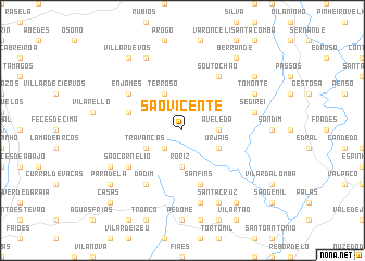 map of São Vicente