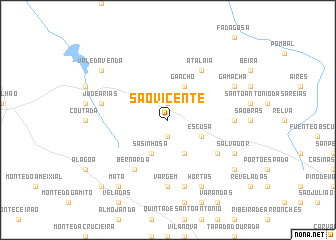 map of São Vicente