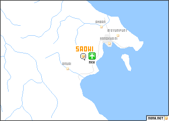 map of Saowi