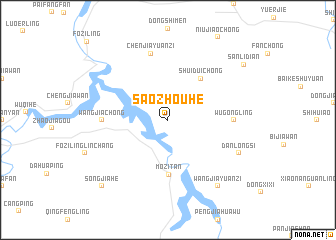 map of Saozhouhe
