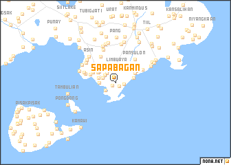 map of Sapa Bagan