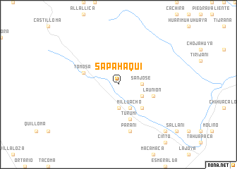 map of Sapahaqui