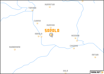 map of Sapala