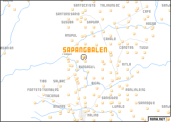 map of Sapangbalen
