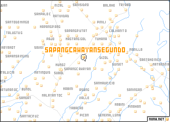 map of Sapang Cawayan Segundo