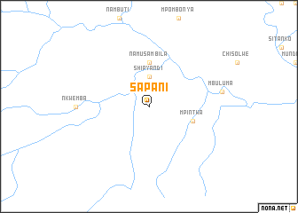 map of Sapani