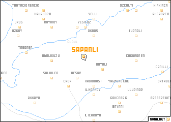 map of Sapanlı