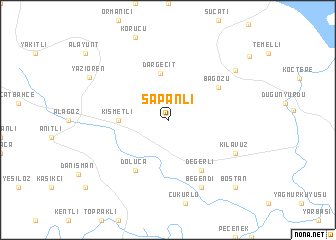 map of Sapanlı