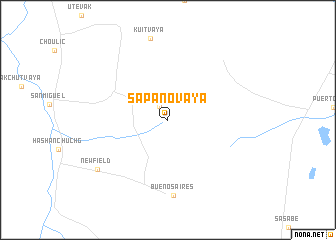 map of Sapano Vaya